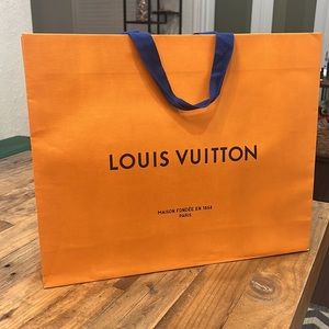 Authentic Louis Vuitton Shopping Bag Orange